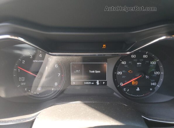 KL79MVSL5PB159009 2023 CHEVROLET TRAILBLAZER Серый Вид щитка приборов