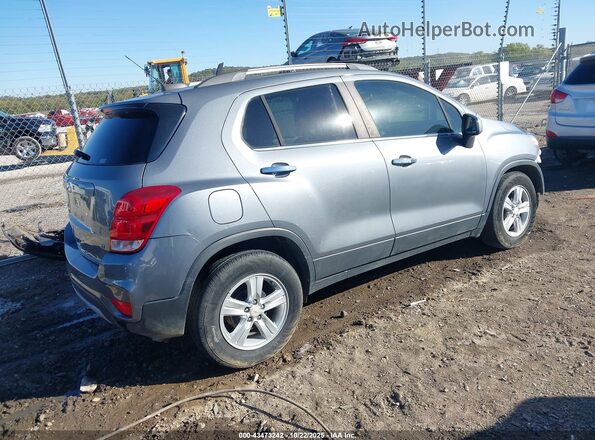 KL7CJLSB5KB928837 2019 CHEVROLET TRAX Серебряный Задняя правая четверть