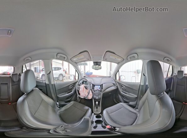 KL7CJPSB2MB358161 2021 CHEVROLET TRAX Красный Панорамный вид салона 360°