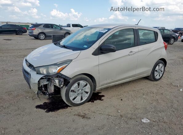 KL8CB6SA1GC620549 2016 CHEVROLET SPARK Silver Առջևի ձախ երեք քառորդ տեսարան
