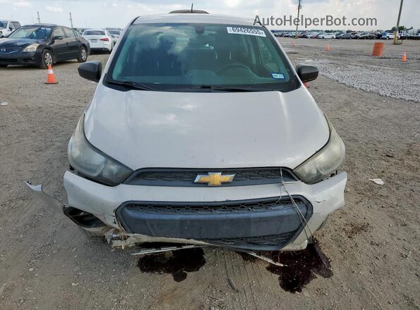 KL8CB6SA1GC620549 2016 CHEVROLET SPARK Silver Դիմացի տեսք