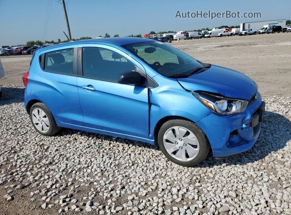KL8CB6SA1JC465427 2018 CHEVROLET SPARK Blue Przód prawy