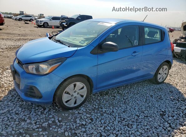 KL8CB6SA1JC465427 2018 CHEVROLET SPARK Blue Przód lewy