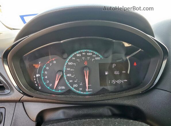 KL8CB6SA1JC465427 2018 CHEVROLET SPARK Blue Widok zestawu wskaźników