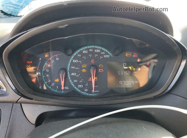 KL8CB6SA1JC476623 2018 CHEVROLET SPARK Blue Widok zestawu wskaźników