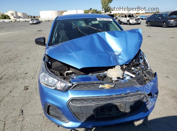 KL8CB6SA1JC476623 2018 CHEVROLET SPARK Blue Widok z przodu