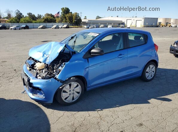KL8CB6SA1JC476623 2018 CHEVROLET SPARK Blue Przód lewy