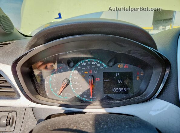 KL8CD6SA2JC469304 2018 CHEVROLET SPARK Желтый Вид щитка приборов