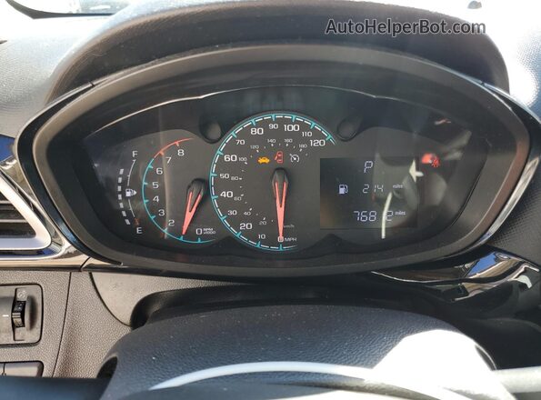 KL8CD6SAXLC408057 2020 CHEVROLET SPARK Silver Widok zestawu wskaźników