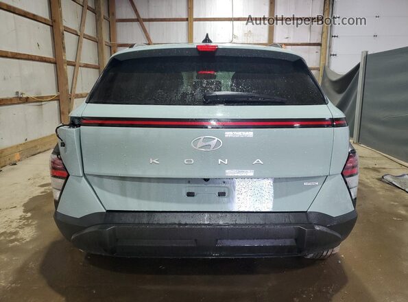 KM8HCCAB2RU075277 2024 HYUNDAI KONA Бирюзовый Вид сзади
