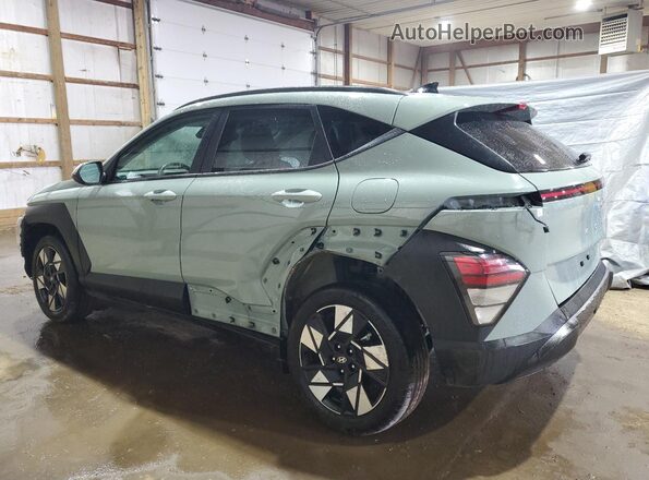 KM8HCCAB2RU075277 2024 HYUNDAI KONA Бирюзовый Задняя левая четверть
