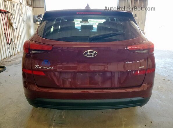 KM8J2CA42LU086096 2020 HYUNDAI TUCSON Бордовый Вид сзади