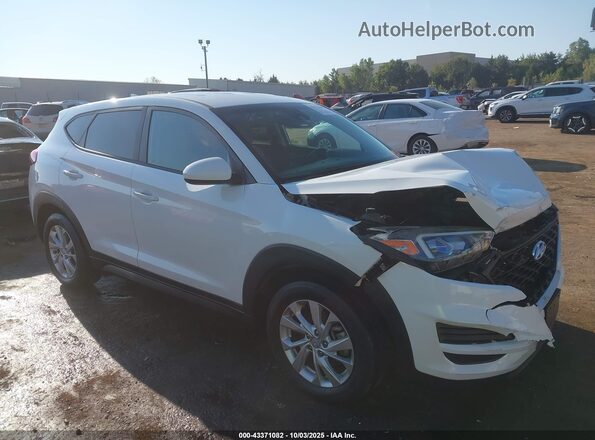 KM8J2CA49LU130756 2020 HYUNDAI TUCSON Белый Вид задней части салона