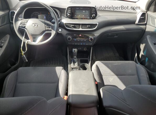 KM8J33A42MU406502 2021 HYUNDAI TUCSON Red Vista del salpicadero
