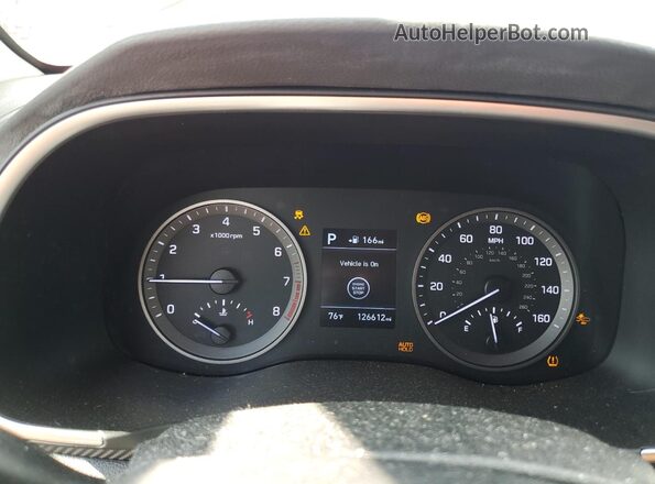 KM8J33A42MU406502 2021 HYUNDAI TUCSON Red Vista del cuadro de instrumentos
