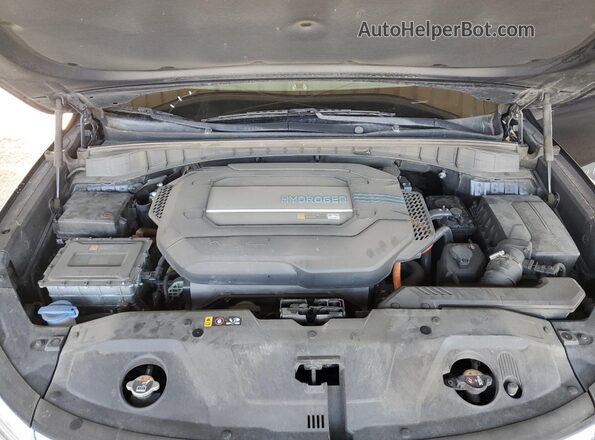KM8J84A62MU017304 2021 HYUNDAI NEXO Черный Вид задней части салона