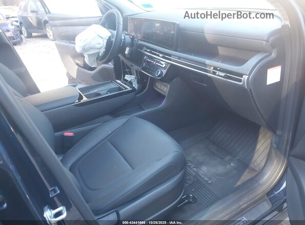 KM8JCDD11SU379376 2025 HYUNDAI TUCSON HYBRID Синий Вид салона спереди