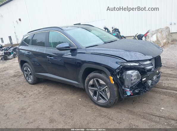 KM8JCDD11SU379376 2025 HYUNDAI TUCSON HYBRID Синий Передняя правая четверть