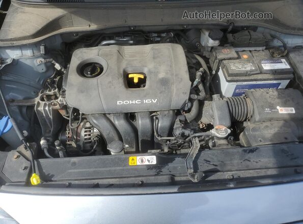 KM8K1CAAXJU130372 2018 HYUNDAI KONA Серый Вид задней части салона