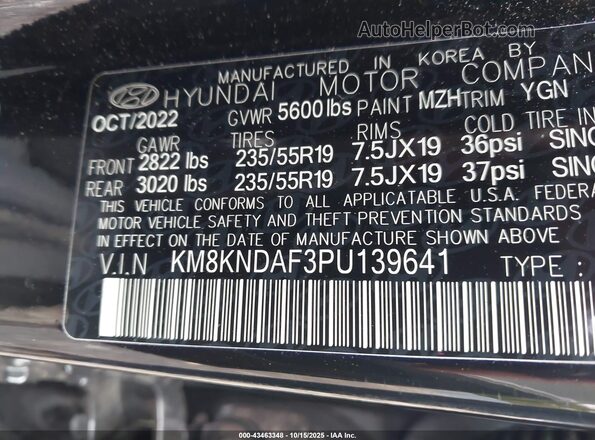 KM8KNDAF3PU139641 2023 HYUNDAI IONIQ 5 Black Widok komory silnika