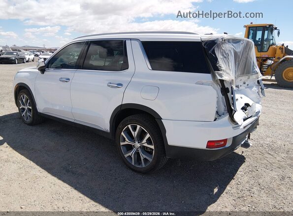 KM8R34HE4MU234545 2021 HYUNDAI PALISADE White Trasero izquierdo