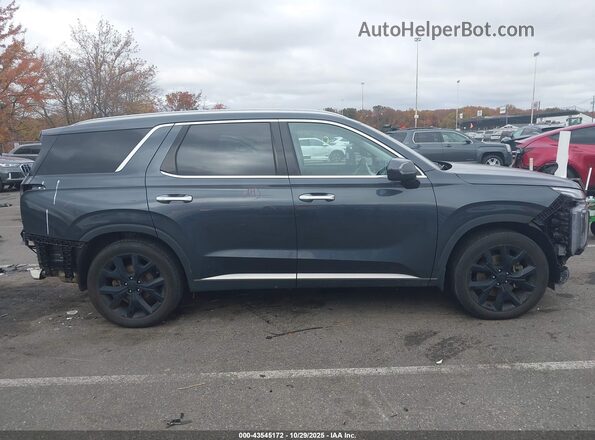 KM8R4DHE0LU062025 2020 HYUNDAI PALISADE Серый Вид задней части салона
