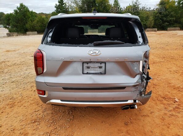 KM8R5DHEXLU110823 2020 HYUNDAI PALISADE Silver Widok z tyłu