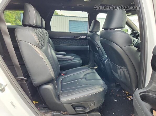 KM8R7DHE1NU401210 2022 HYUNDAI PALISADE Белый Вид задней части салона