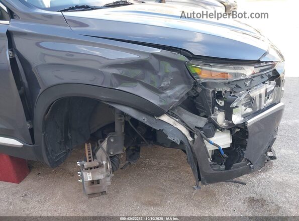 KM8S2DA14MU005844 2021 HYUNDAI SANTA FE HYBRID BLUE Gray Դիմացի տեսք