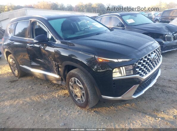 KM8S2DA14MU008758 2021 HYUNDAI SANTA FE HYBRID BLUE Black წინა მარჯვენა