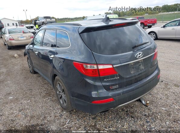 KM8SMDHFXGU151648 2016 HYUNDAI SANTA FE Синий Задняя левая четверть