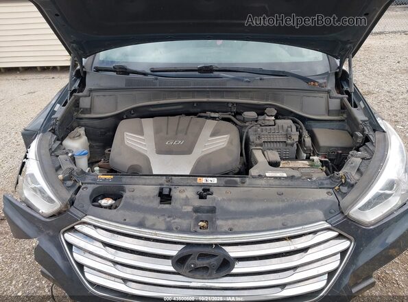 KM8SMDHFXGU151648 2016 HYUNDAI SANTA FE Синий Вид сзади
