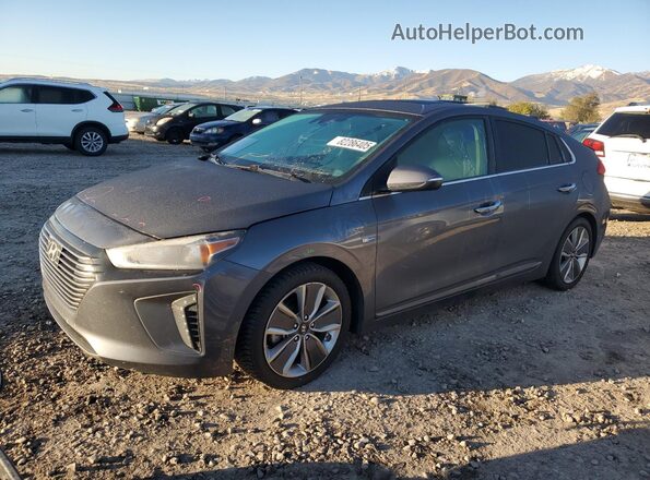 KMHC05LC4KU110623 2019 HYUNDAI IONIQ Gray Przód lewy