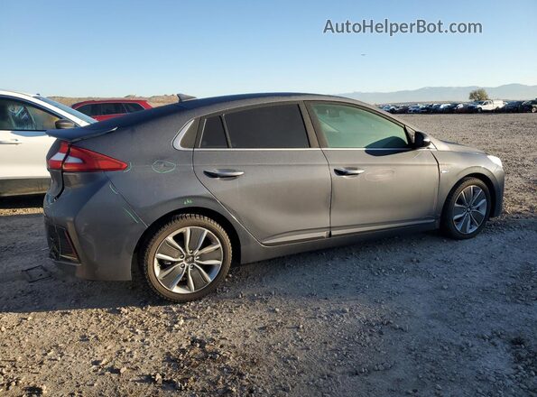KMHC05LC4KU110623 2019 HYUNDAI IONIQ Gray Tył prawy