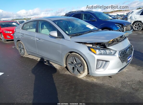 KMHC05LC5NU273365 2022 HYUNDAI IONIQ HYBRID Серебряный Передняя правая четверть