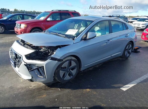 KMHC05LC5NU273365 2022 HYUNDAI IONIQ HYBRID Серебряный Передняя левая четверть