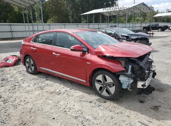 KMHC05LC9LU234369 2020 HYUNDAI IONIQ Красный Передняя правая четверть