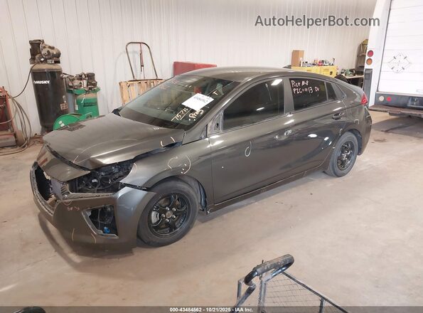 KMHC65LC3NU285576 2022 HYUNDAI IONIQ HYBRID Серый Передняя левая четверть