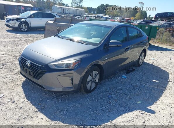KMHC65LC7HU027291 2017 HYUNDAI IONIQ HYBRID Серый Передняя левая четверть
