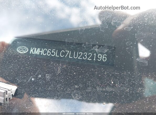 KMHC65LC7LU232196 2020 HYUNDAI IONIQ HYBRID White Engine compartment view