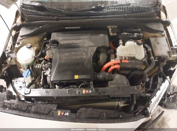 KMHC65LCXHU057496 2017 HYUNDAI IONIQ HYBRID Серебряный Вид сзади