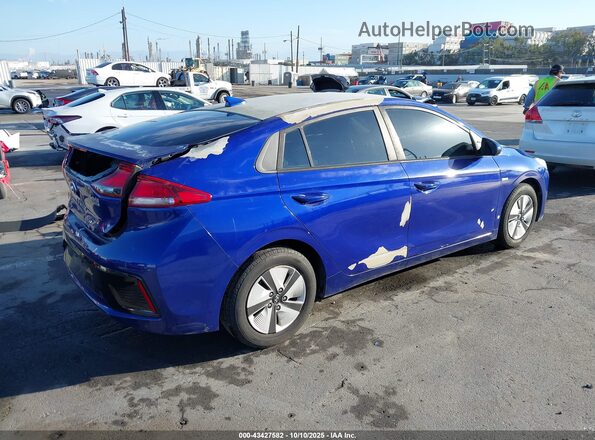 KMHC65LCXKU168802 2019 HYUNDAI IONIQ HYBRID Синий Задняя правая четверть