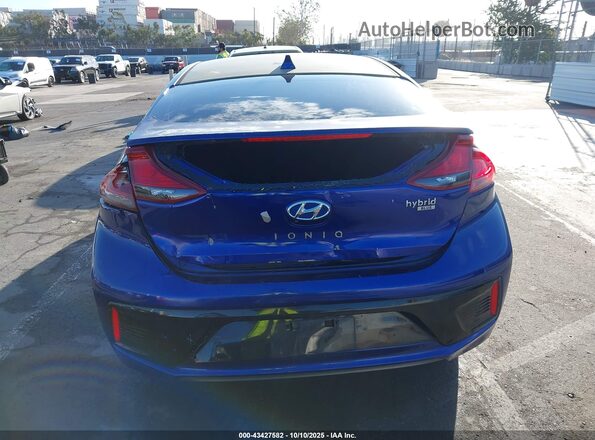 KMHC65LCXKU168802 2019 HYUNDAI IONIQ HYBRID Синий Вид спереди