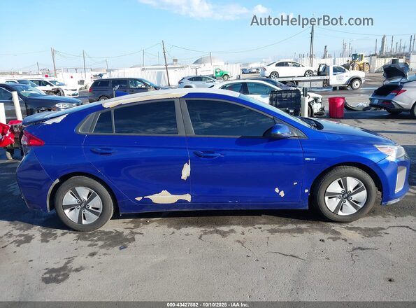 KMHC65LCXKU168802 2019 HYUNDAI IONIQ HYBRID Синий Панорамный вид салона 360°