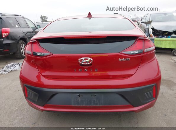 KMHC75LC1NU275853 2022 HYUNDAI IONIQ HYBRID Темно-бордовый 