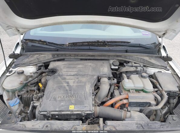 KMHC75LC2HU021900 2017 HYUNDAI IONIQ HYBRID Белый Вид сзади