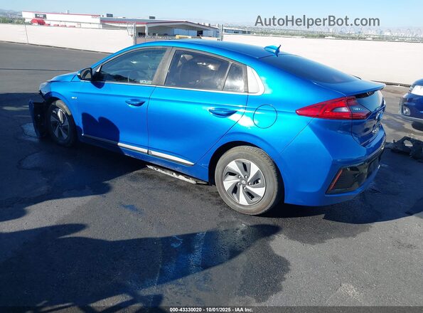 KMHC75LC3JU073591 2018 HYUNDAI IONIQ HYBRID Blue Rear left