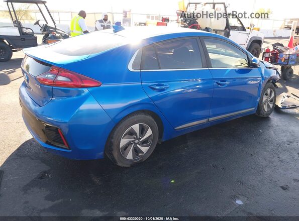 KMHC75LC3JU073591 2018 HYUNDAI IONIQ HYBRID Blue Rear right