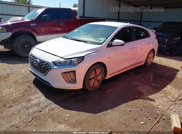 KMHC75LC8LU215419 2020 HYUNDAI IONIQ HYBRID White Передня ліва чверть