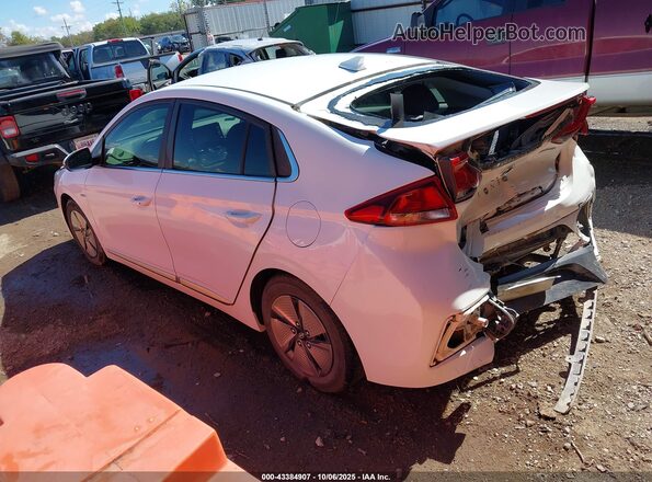 KMHC75LC8LU215419 2020 HYUNDAI IONIQ HYBRID White Задня ліва чверть